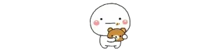 🍬 słodki, miś, postać, ilustracja telegram sticker