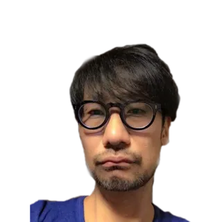 😗 Hideo Kojima Hideo Kojima, Desenvolvedor de jogos, Diretor, Japonês, Celebridade telegram sticker