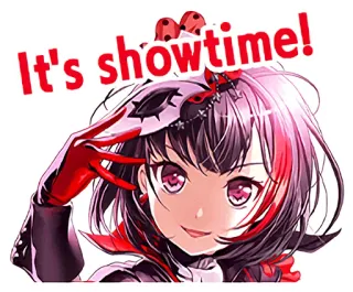 😎 It's showtime! Anime, Manga, Serie, Actuación, Máscara telegram sticker