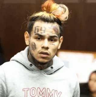 🧑‍🎤 6ix9ine rappeur, musique, célébrité, tatouage telegram sticker