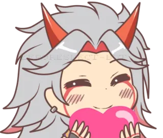 ❤️ RESPECT-LORD lindo, sticker, corazón, anime telegram sticker