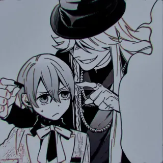 🫖 Ciel Phantomhive Black Butler Anime, Manga, Charakter, Black Butler telegram sticker