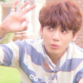 🐇 hellowrrr kpop, singer, person, man, ok sign, hand gesture telegram sticker