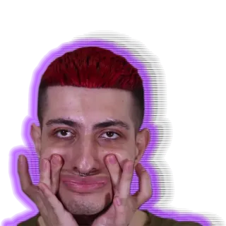 😬 osoba, mężczyzna, twarz, portret telegram sticker