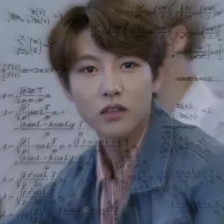 🤯 matemática, equações, álgebra, confuso, K-pop telegram sticker