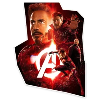 🎆 Iron Man Avengers 아이언맨, 닥터 스트레인지, 스파이더맨, 마블, 어벤져스, 슈퍼히어로, 영화 telegram sticker