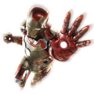 🖐 Iron Man マーベル, スーパーヒーロー, アイアンマン, アベンジャーズ, コミック telegram sticker
