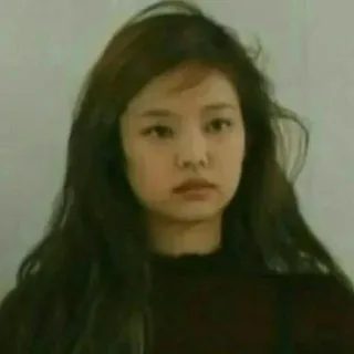 😐 Jennie Kim Jennie, Blackpink, K-Pop, Idol, Cantora, Celebridade whatsapp sticker