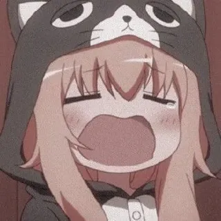 ❤️ аниме, милая, девушка, мультфильм, толстовка, каваий telegram sticker