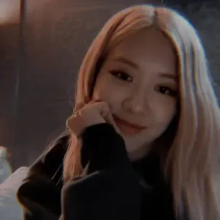 🌹 Rose Rose, K-Pop, Blackpink, cantante, idol, persona, mujer whatsapp sticker