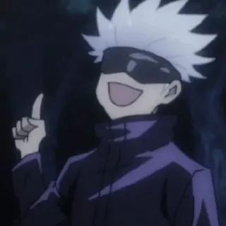 ☁️ Gojo Satoru Jujutsu Kaisen Anime, Gojo Satoru, Jujutsu Kaisen, Personaje, Manga telegram sticker