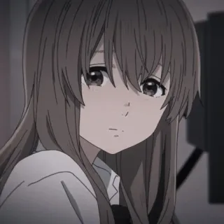 🥺 Anime, Dziewczyna, Smutny, Kreskówka, Postać telegram sticker