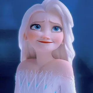 💮 Elsa Frozen elsa, frozen, disney, princesa, reina del hielo, personaje de dibujos animados telegram sticker