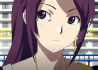 π Hitagi Senjougahara Bakemonogatari anime, girl, character, bakemonogatari, hitagi senjougahara telegram sticker