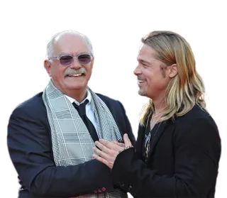 🍻 celebrities, men, actors, Brad Pitt telegram sticker