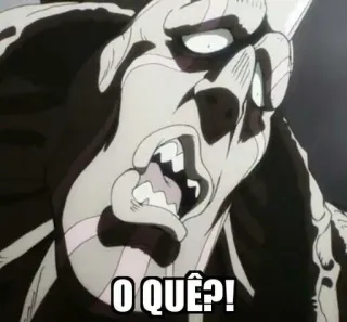 😨 O QUÊ?! 动漫, 表情, 卡通, 惊讶, 感叹词 telegram sticker