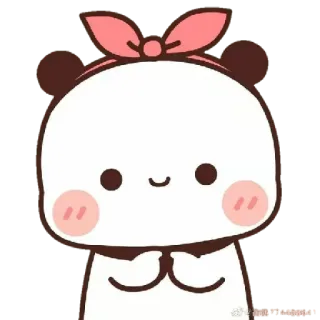 😀 Panda, Süß, Cartoon, Tier, Kawaii, Sticker telegram sticker
