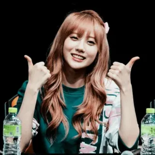 🥨 女性, いいね, 笑顔, ポートレート, アジア人, 人, 室内 telegram sticker