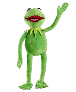 ✋ Kermit the Frog Kermit, żaba, Muppety, pacynka, zielony telegram sticker
