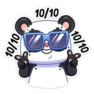 Панда Куару :: @TgSticker telegram stickers
