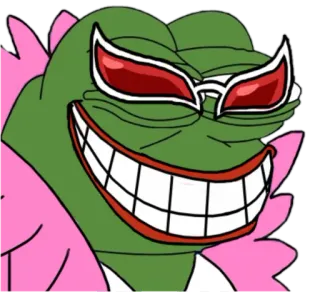 😈 Pepe, Sapo, Meme, Meme da Internet, Donquixote Doflamingo telegram sticker