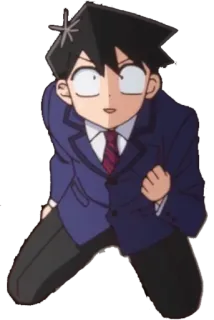 😏 Komi Komi Can't Communicate 애니메이션, 코미 양은 커뮤증입니다, 코미, 만화, 귀여운, 카와이 whatsapp sticker