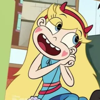 💫 Star Butterfly Star vs. the Forces of Evil Dibujos animados, Chica, Mágico, Princesa whatsapp sticker