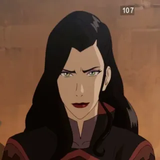 😏 Kuvira The Legend of Korra Anime, Kuvira, La légende de Korra, Personnage, Femme, Chef telegram sticker