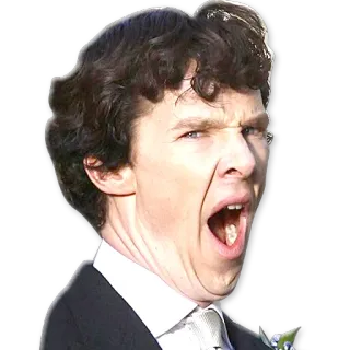 😴 Sherlock Holmes Sherlock Шерлок, Бенедикт Камбербэтч, Сериал, Мем, Смешное лицо, Выражение лица, Актер telegram sticker