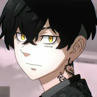 🥀 revenge Anime, Manga, Personnage, Esthétique telegram sticker
