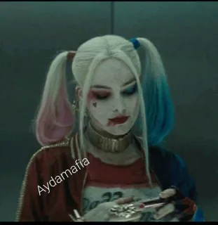 😔 Harley Quinn Suicide Squad Aydamafia Harley Quinn, DC Comics, Suicide Squad, comic book character, villain telegram sticker