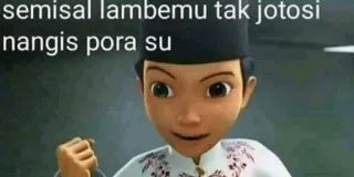 😡 semisal lambemu tak jotosi
nangis pora su telegram sticker