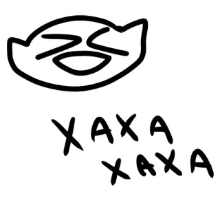 😂 XAXA
XAXA doodle, abstract, text, sticker telegram sticker