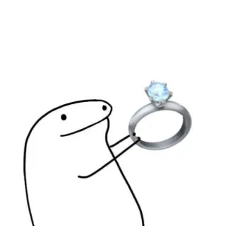👰‍♀ tunangan, lamaran, cincin, berlian, pernikahan, cinta, Florkofcows telegram sticker
