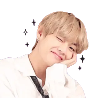 😊 V kpop, bts, taehyung, v, idol, cantante, celebrità telegram sticker