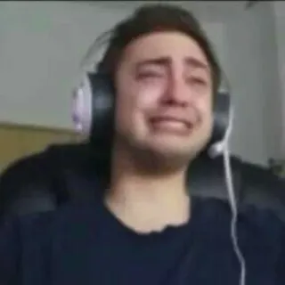 😭 chorando, triste, chateado, emoção, lágrimas, homem, angustiado telegram sticker