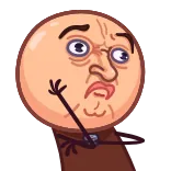 ⏱ meme, reaction, funny face, annoyed telegram sticker