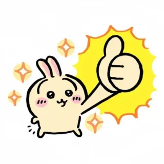 😊 Usagi Kanahei's Small animals telegram sticker