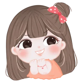 🍓 卡通, 女孩, 可爱, 动漫, 卡哇伊 telegram sticker
