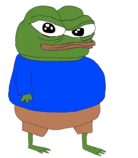 😠 Pepe the Frog Pepe, Żaba, Meme, Kultura internetowa telegram sticker