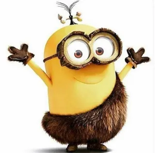 😊 Minion minion, cartoon, character, animated, funny, movie telegram sticker