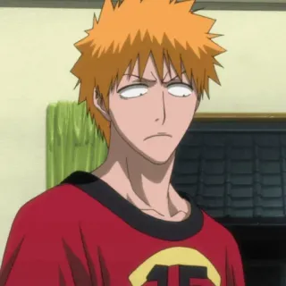 💈 Ichigo Kurosaki Bleach anime, manga, bleach, ichigo, ichigo kurosaki whatsapp sticker