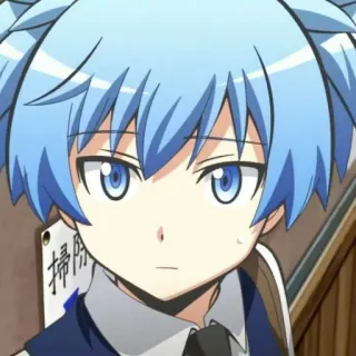 🌀 Nagisa Shiota Assassination Classroom 掃除 Anime, Mangá, Nagisa Shiota, Assassination Classroom whatsapp sticker