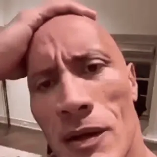🗿 Dwayne Johnson Dwayne Johnson, The Rock, Schauspieler, Meme, Ausdruck, Promi whatsapp sticker