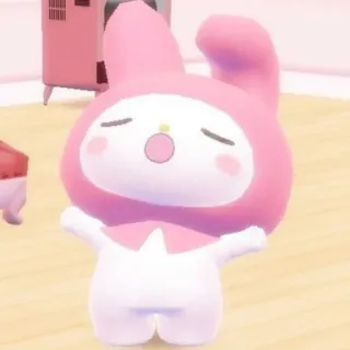 😯 My Melody My Melody, Sanrio, słodki, kreskówka, kawaii telegram sticker