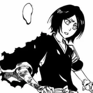😵 Rukia Kuchiki Bleach 애니, 만화, 블리치, 쿠치키 루키아, 애니 스티커 telegram sticker
