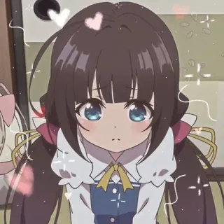 💗 anime, chica, linda, manga, kawaii, dibujos animados, personaje telegram sticker