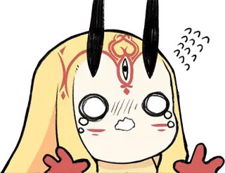 😱 Animé, Dessin animé, Mignon, Monstre, Choqué telegram sticker