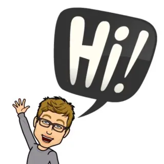 👋 Hi! hallo, hallo, winken, cartoon, grüße telegram sticker