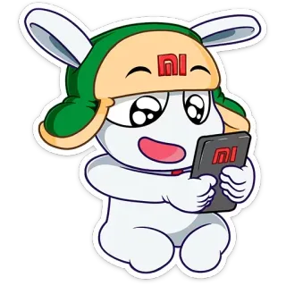 Кролик Mi Rabbit @TgSticker whatsapp stickers